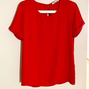 Red top with cross back - Les Petites